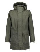 Andreas Usx Parka Parka Jakke Khaki Green Didriksons