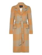 Diasciabbnovelle Coat Outerwear Coats Winter Coats Orange Bruuns Bazaar