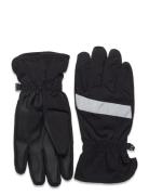 Gloves Water Repellent Stripe Accessories Gloves & Mittens Gloves Black Lindex