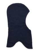 Wool Fullface - Solid W. Windstop Accessories Headwear Balaclava Navy Mikk-line