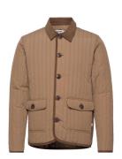 Quilted Jacket Quiltet Jakke Beige Resteröds