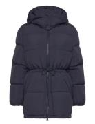 Mid Length Down Jacket Foret Jakke Blue GANT