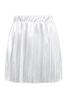 Koghailey Pleated Skirt Jrs Dresses & Skirts Skirts Short Skirts Silver Kids Only