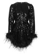 Charly Dress Kort Kjole Black Love Lolita