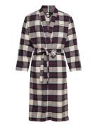 Flannel Robe Morgenkåbe Beige GANT