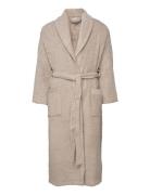 Fontana Bathrobe Organic Morgenkåbe Beige Mille Notti