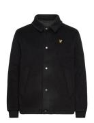 Wadded Wool Coach Jacket Uldjakke Jakke Black Lyle & Scott