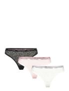 3 Pack Thong Lace G-streng Undertøj Multi/patterned Tommy Hilfiger