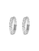 Ix Mini Crunchy Edge Earring Silver Accessories Jewellery Earrings Hoops Silver IX Studios