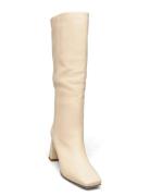 Bucket Boot Lange Støvler Beige DEAR FRANCES