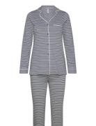 Pyjama Jersey Piping Stripe An Pyjamas Nattøj Blue Lindex