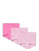Nmftights 3P Pink Hearts Noos Night & Underwear Underwear Panties Pink Name It