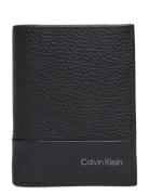Subtle Mix Bifold 6Cc W/Coin Accessories Wallets Cardholder Black Calvin Klein