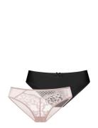 Sierra-2Pp Brief Trusser, Tanga Briefs Pink Dorina