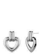 Beverly Studs L Steel Accessories Jewellery Earrings Studs Silver Edblad
