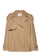 Clara Jacket Trenchcoat Frakke Brown Modström