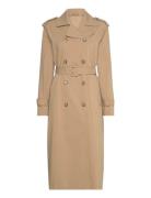 Bs Carmen Coat Trenchcoat Frakke Beige Bruun & Stengade