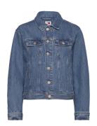 Mom Cls Jacket Bh0034 Jakke Denimjakke Blue Tommy Jeans