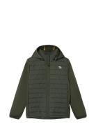 Nknmount Hybrid Jacket Tb Outerwear Softshells Softshell Jackets Khaki Green Name It