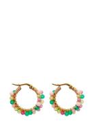 Malia Steel Round Ear Accessories Jewellery Earrings Hoops Gold Pipol's Bazaar