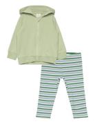 Set Sweatshirt Hoodie W Leggin Sets Sweatsuits Green Lindex