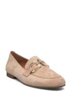 Loafer Loafers Flade Sko Beige Gabor