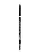 Nyx Professional Makeup Micro Brow 05 Ash Brown Brow Pen 0,1G Øjenbrynsblyant Makeup Brown NYX Professional Makeup