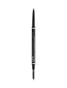 Nyx Professional Makeup Micro Brow 01 Taupe Brow Pen 0,1G Øjenbrynsblyant Makeup NYX Professional Makeup