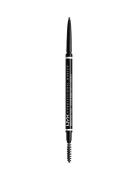 Nyx Professional Makeup Micro Brow 07 Espresso Brow Pen 0,1G Øjenbrynsblyant Makeup Brown NYX Professional Makeup