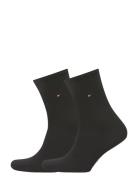 Th Women Sock Casual 2P Underwear Socks Regular Socks Black Tommy Hilfiger