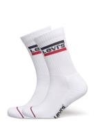 Levis Regular Cut Sprtwr Logo 2P Underwear Socks Regular Socks White Levi´s