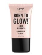 Born To Glow Liquid Illuminator Highlighter Contour Makeup Pink NYX Professional Makeup