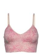 Karma Bralette Pink Lingerie Bras & Tops Soft Bras Tank Top Bras Pink Underprotection