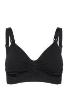 Maternity & Nursing Bra With Carri-Gel Support Lingerie Bras & Tops Maternity Bras Black Carriwell