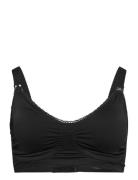 Maternity & Nursing Bra + Padded Carri-Gel Support Lingerie Bras & Tops Maternity Bras Black Carriwell