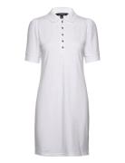 Collared Shift Dress Kort Kjole White Lauren Ralph Lauren