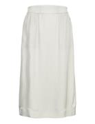 Ease Skirt Knælang Nederdel White Filippa K