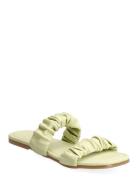 Pclena Sandal Flade Sandaler Green Pieces