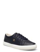 Janson Ii Nappa Leather Sneaker Low-top Sneakers Blue Lauren Ralph Lauren