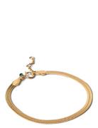 Bracelet Caroline Accessories Jewellery Bracelets Chain Bracelets Gold Enamel Copenhagen