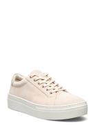 Zoe Platform Low-top Sneakers Cream VAGABOND