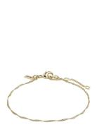 Peri Recycled Twirl Bracelet Gold-Plated Accessories Jewellery Bracelets Chain Bracelets Gold Pilgrim