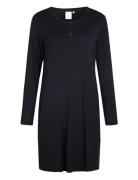 Jacqueline Longsleeved Dress Knælang Kjole Black CCDK Copenhagen