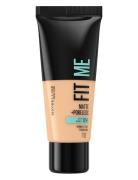 Maybelline New York Fit Me Matte + Poreless Foundation 112 Soft Beige Foundation Makeup Maybelline