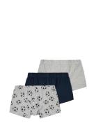 Nkmtights 3P Melange Football Noos Night & Underwear Underwear Underpants Multi/patterned Name It