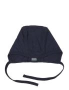 Baby Helmet, Navy Drop Needle, Merino Wool Accessories Headwear Hats Baby Hats Navy Smallstuff