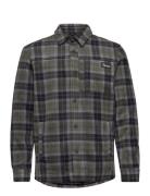 Checked Polar Fleece Jacket Tynd Jakke Multi/patterned Penfield