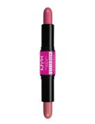 Wonder Stick Dual-Ended Cream Blush Stick Rouge Makeup Pink NYX Professional Makeup