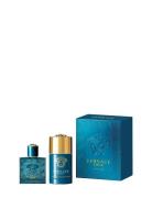 Gift Set Eros Pour Homme Edt + Deo Stick Parfume Eau De Parfum Nude Versace Fragrance