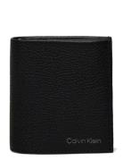 Warmth Trifold 6Cc W/Coin Accessories Wallets Classic Wallets Black Calvin Klein